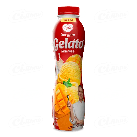 Йогурт Чудо Gelato Мангове 1,4% пл, 520г