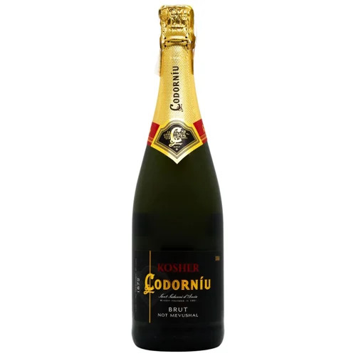 Вино ігристе Codorniu Cava Kosher брют біле 11,5% 0,75л