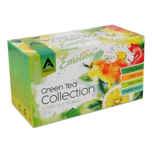 Зелений Чай Набір Green Tea Collection Askold, к/у 20х1.5г