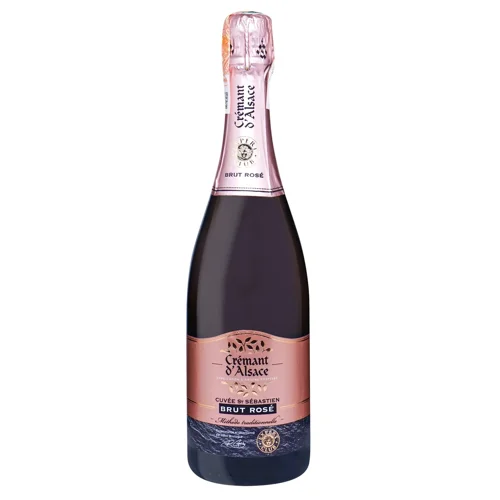 Вино ігристе Expert Club Cremant Rose Brut рожеве брют 12% 0,75л