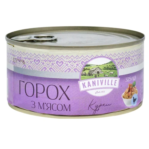 Горох Kaniville з м'ясом 325г