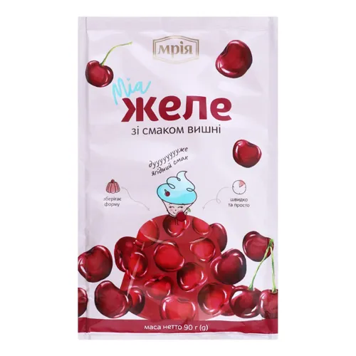 Желе швидкого приготування зі смаком вишні Мрія м/у 90г