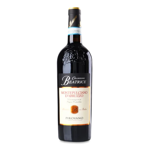 Вино Червоне Сухе В/ґ Montepulciano D'Abruzzo Collezione Beatrice Pirovano, 0.75л, 13%