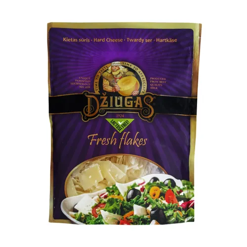 Сир 40% твердий Fresh flakes Dziugas д/п 100г