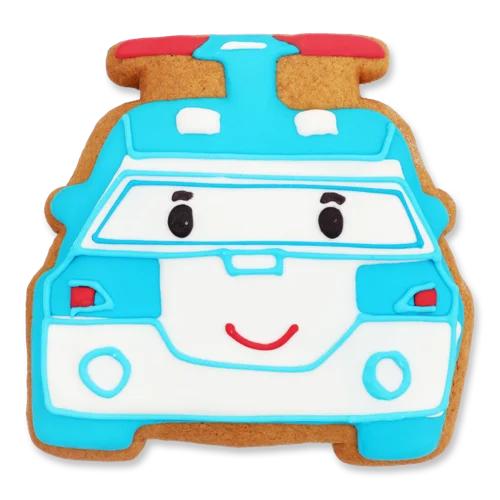 Пряник Глазурований Без Начинки, в/ґ, Робокар Полі, 70г