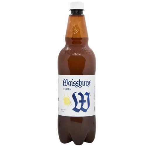 Пиво Waissburg Weizen світле нефільтроване 5% 1л