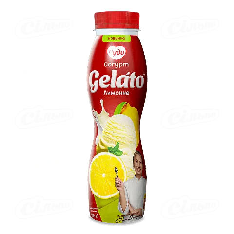 Йогурт Чудо Gelato Лимонне 1,4% пл, 260г