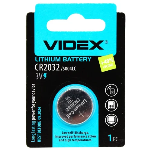 Батарейка Videx літієва СR2032