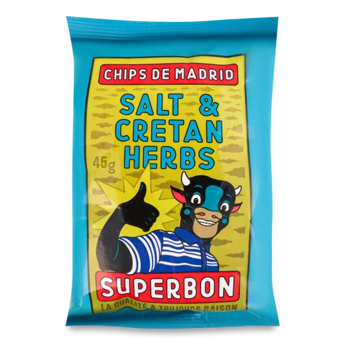 Чипси Superbon З Травами, в/ґ, 150 Г