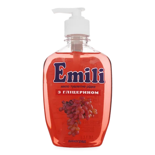 Рідке Туалетне Мило З Гліцерином Виноград, Emili, 265г