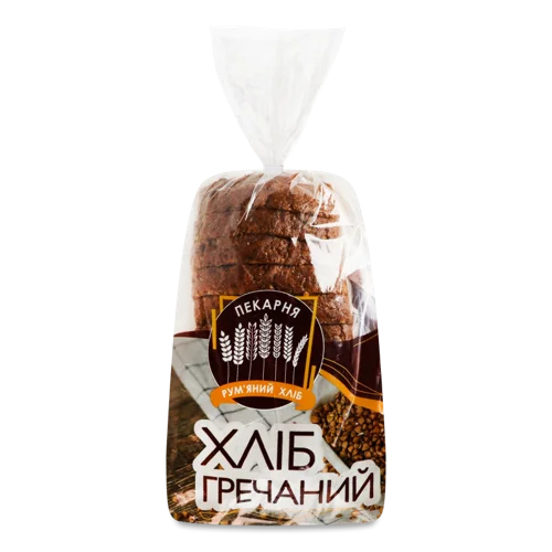 Хліб Гречаний Рум'яний, в/ґ, 0.25 кг
