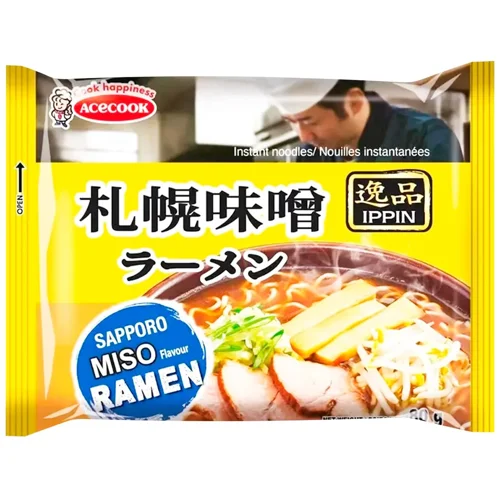 Локшина Acecook Ippin Miso Ramen швидкого приготування 80г