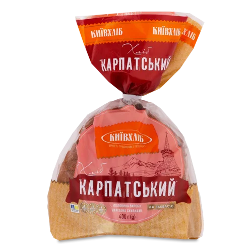 Хліб Половинка В Нарізці Карпатський Київхліб М/у 400г