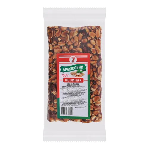 Козинак Семерка 140г Арахісовий