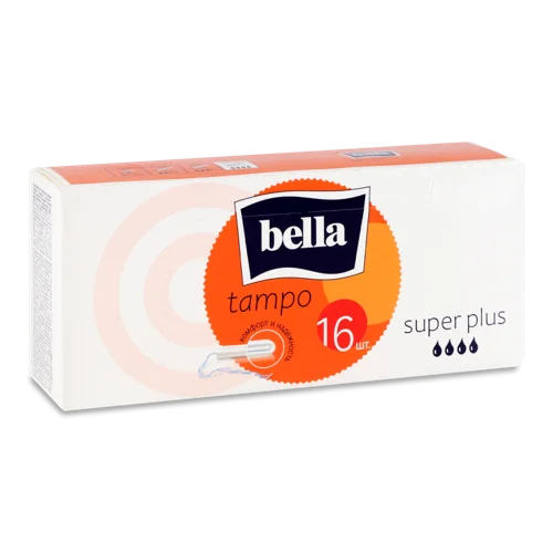 Гігієнічні Тампони Super Plus Tampo Bella, 16 шт, в/ґ