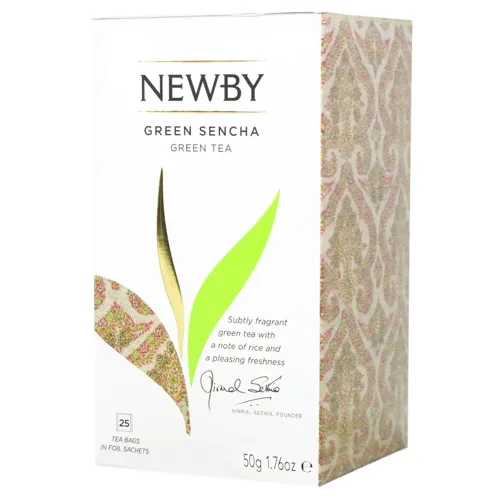 Чай зелений Newby Green Sencha 2г*25шт