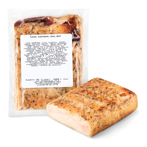 Сало Копчене В/К М'ясоріг, 1 кг