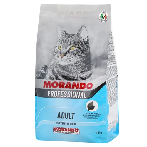 Корм сухий Morando Professional з рибою для дорослих котів 2кг