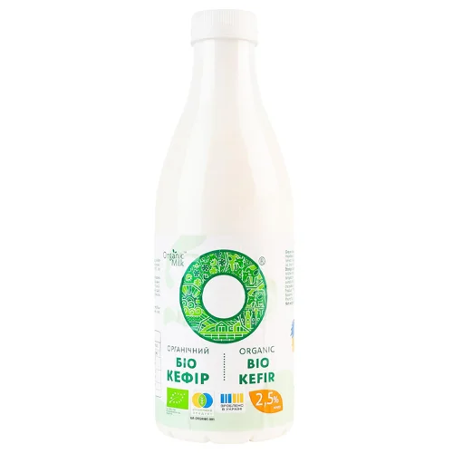 Кефір Organic Milk Біо 2,5% 840г