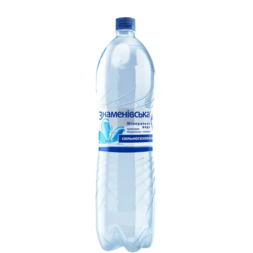 Вода мінеральна Знаменівська газована 1,5л