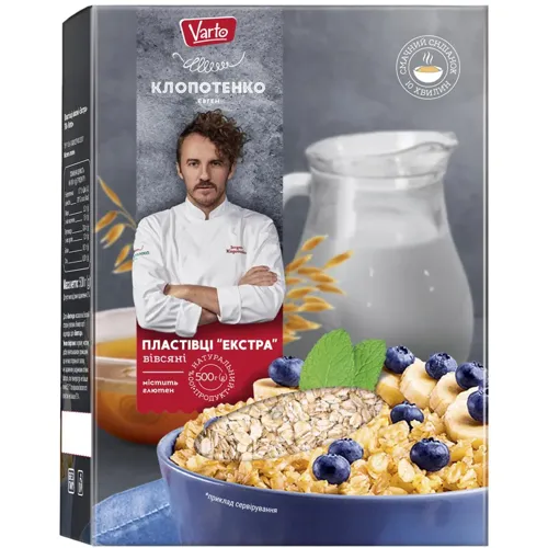 Пластівці вівсяні Varto Екстра 500г