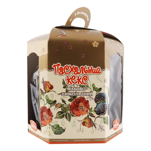 Кекс маково-шоколадний Пасхальний Рум'янець к/у 300г