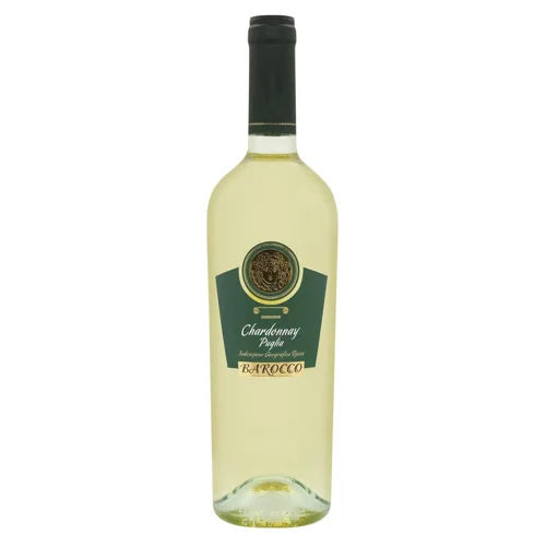 Вино Barocco Puglia Chardonnay біле сухе 12,5% 0,75л