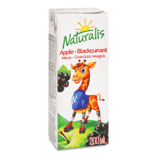 Нектар Naturalis чорна смородина-яблуко,200мл