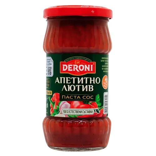 Соус Deroni Аррабіата для пасти гострий 310г