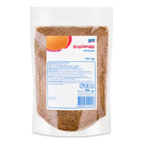 Коріандр Мелений Aro В/ґ 150г