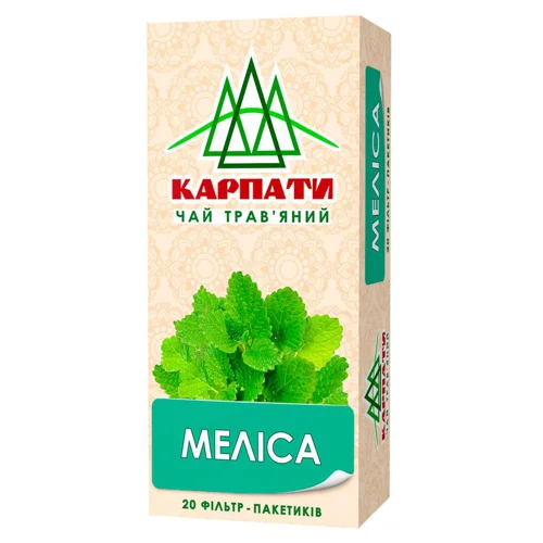 Чай трав'яний Карпати меліса 1,25г*20шт