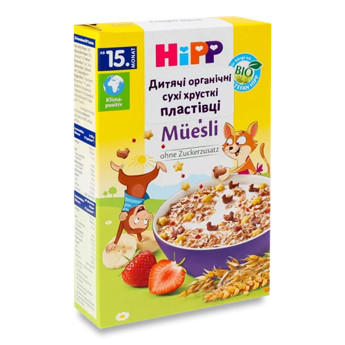 Пластівці Органічні Для Дітей Від 15 Міс, К/У 200г