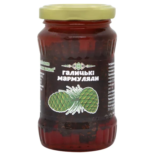 Варення Галицькі Мармуляди із зелених шишок 180мл