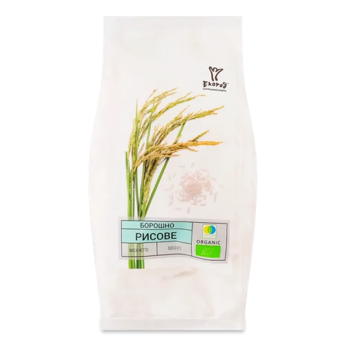 Борошно Рисове Органічне Екород, В/ґ, 500г