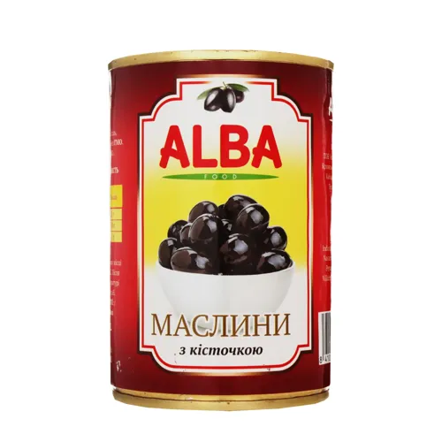 Маслини з кісточкою Alba Food ж/б 300мл