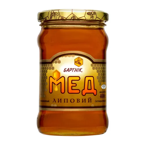 Мед монофлорний Липовий Бартнік с/б 400г