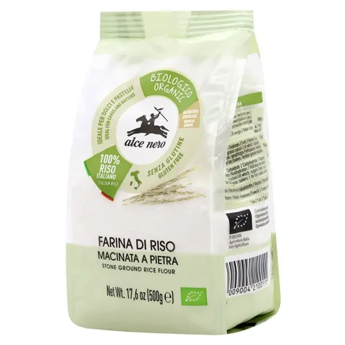 Борошно Alce Nero рисове кам'яний помол органічне 500г