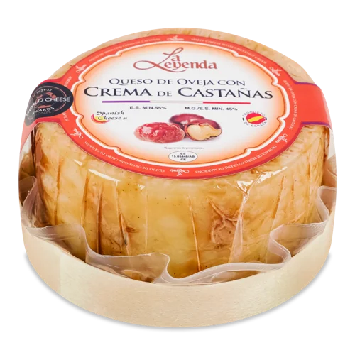 Сир Овечий 55% З Каштановим Кремом La Leyenda, к/у, 390г