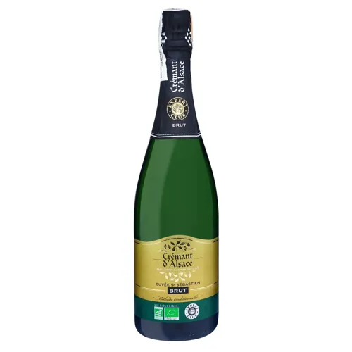 Вино ігристе Expert Club Cremant Blank Brut біле сухе 0,75л