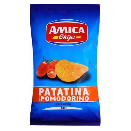 Чіпси Amica Chips картопляні зі смаком томатів 100г