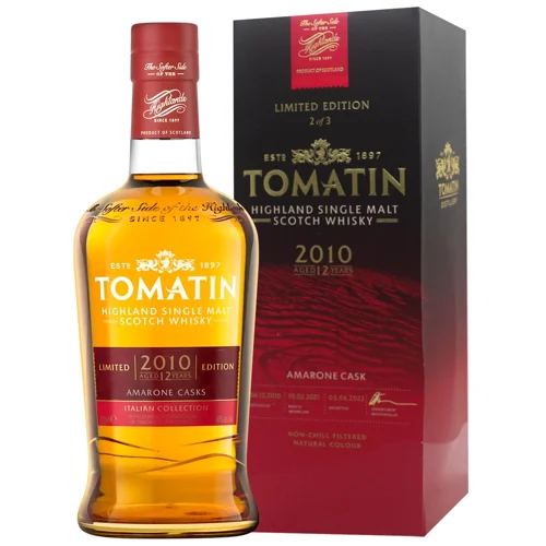 Віскі Tomatin Italian Collection Amarone Casks 12 років 46% 0,7л