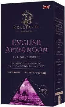 Чай черний RealTaste English Afternoon в пірамидках 2.5г х 20 шт