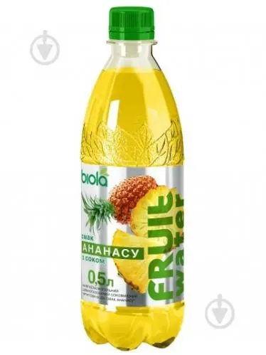 Напій газований Biola Fruit Water Ананас 0,5л