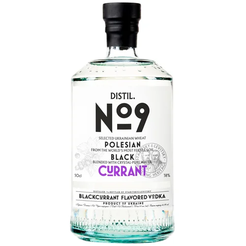 Горілка Distil.№9 Чорна смородина 38% 0,5л