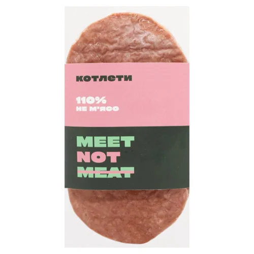 Котлети Meet Not Meat на рослинній основі заморожені 240г