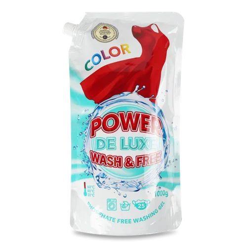 Гель для Прання Power De Luxe Color В/к, 1л