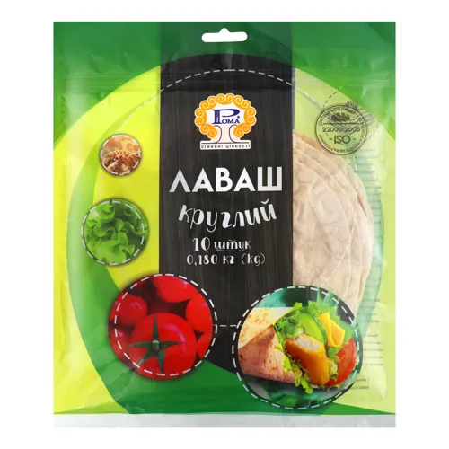 Лаваш Круглий Рома м/у 0.18кг