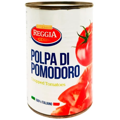 Томати Reggia Polpa di Pomodoro різані очищені 400г