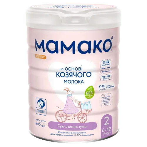 Суміш молочна суха Мамако Преміум 2 800г
