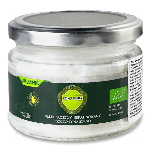 Олія кокосова Koko King нерафінована холодного віджиму, 200мл